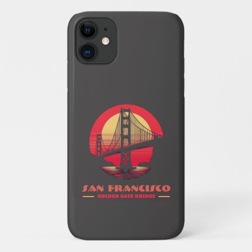 Golden Gate Bridge San Francisco California USA iPhone 11 Case
