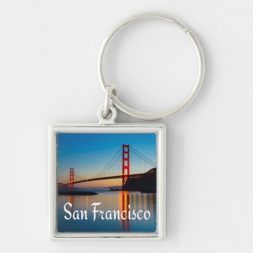 Golden Gate Bridge San Francisco California USA Keychain