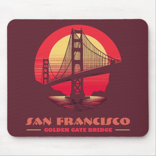 Golden Gate Bridge San Francisco California USA Mouse Pad