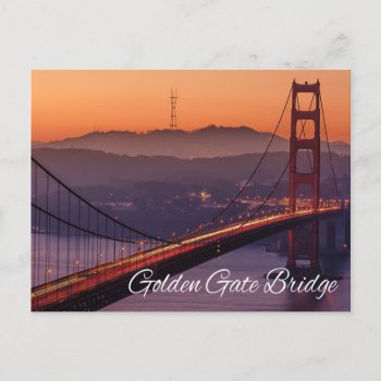 Golden Gate Bridge  San Francisco  California  Usa Postcard by merrydestinations at Zazzle
