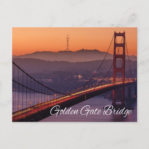 Golden Gate Bridge San Francisco California USA Postcard