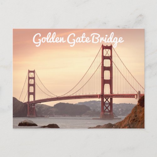 Golden Gate Bridge San Francisco California USA Postcard