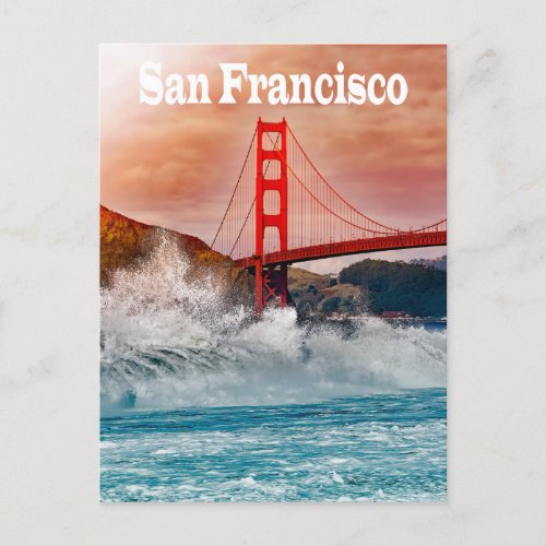 Golden Gate Bridge San Francisco California USA Postcard