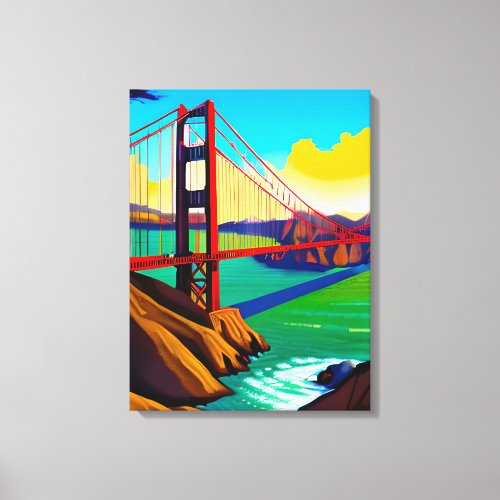 Golden Gate Bridge San Francisco   Canvas Print