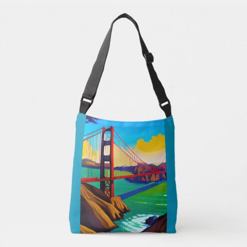 Golden Gate Bridge San Francisco   Crossbody Bag