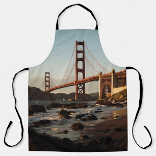 GOLDEN GATE BRIDGE, SAN FRANCISCO DURING DAY APRON