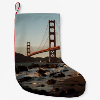 GOLDEN GATE BRIDGE, SAN FRANCISCO DURING DAY SMALL CHRISTMAS STOCKING