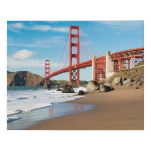 Golden Gate Bridge   San Francisco Faux Canvas Print