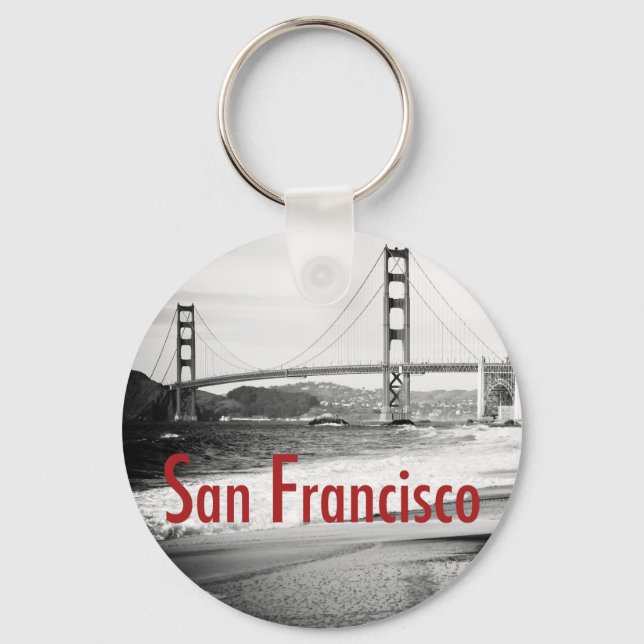 Golden Gate Bridge, San Francisco Keychain (Front)