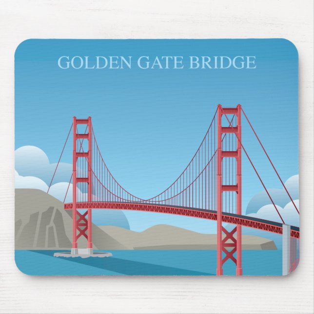 Golden Gate Bridge | San Francisco Mouse Pad (Front)