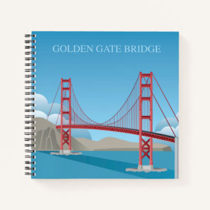 Golden Gate Bridge San Francisco Notebook