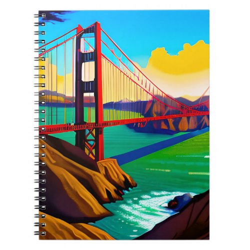 Golden Gate Bridge San Francisco   Notebook