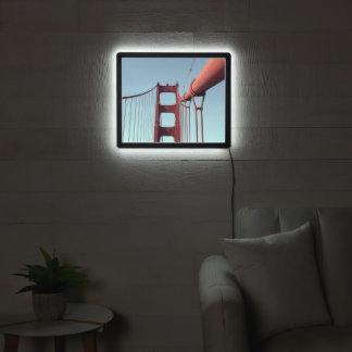 Golden Gate Bridge San Francisco Photo LED Sign