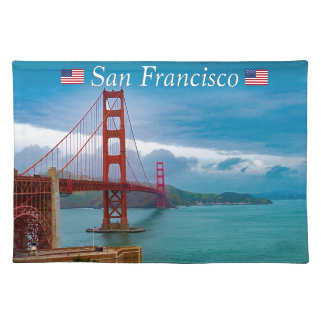 Golden Gate Bridge San Francisco Placemat (Front)
