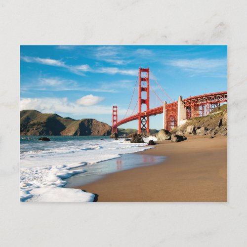 Golden Gate Bridge  San Francisco Postcard