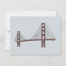 Golden Gate Bridge - San Francisco - Postcard