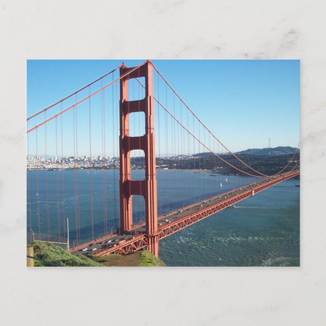 Golden Gate Bridge, San Francisco Postcard (Front)