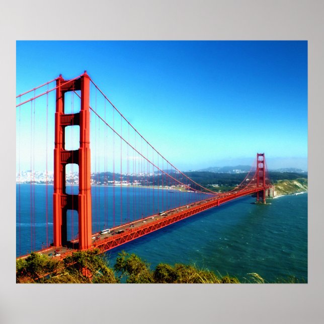 Golden Gate Bridge - San Francisco Poster (Front)