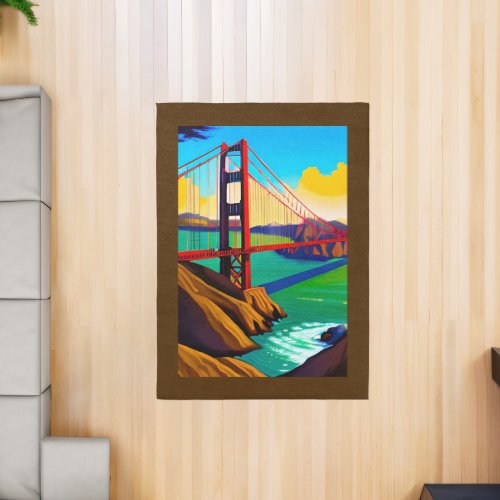 Golden Gate Bridge San Francisco   Rug