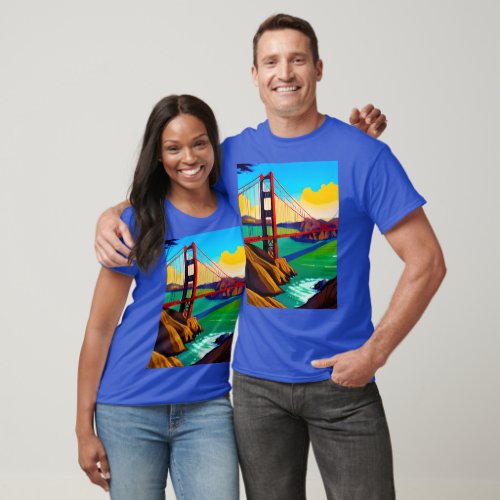 Golden Gate Bridge San Francisco  T_Shirt
