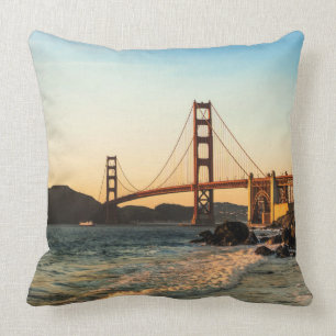 Golden Gate Bridge, San Francisco Throw Pillow