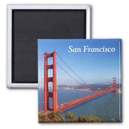 Golden Gate Bridge San Francisco Travel Magnet