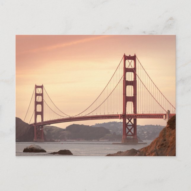 Golden Gate Bridge, San Francisco, USA Postcard (Front)