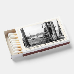 Golden Gate Bridge San Francisco Wedding Favor Matchboxes