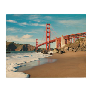 Golden Gate Bridge   San Francisco Wood Wall Art