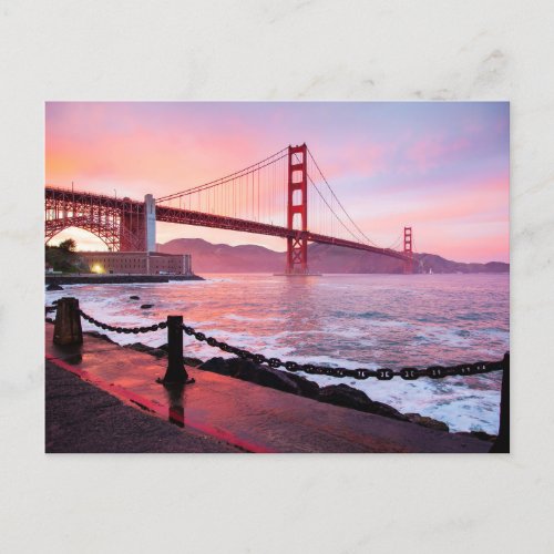 Golden Gate Bridge scenic photograph Postcard