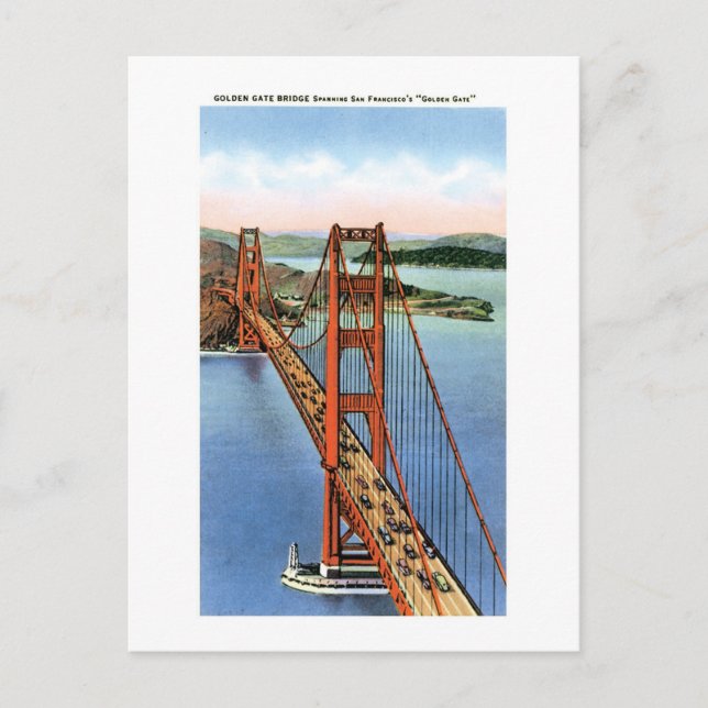 Golden Gate Bridge, SF, Ca Postcard (Front)