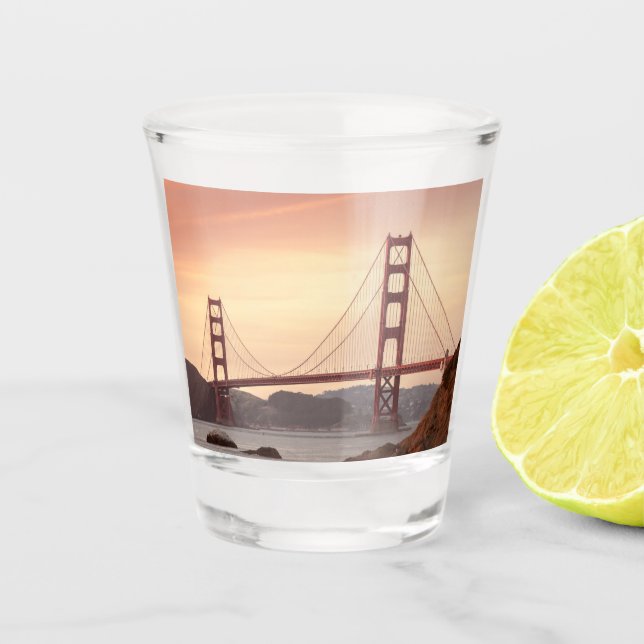 Golden Gate Bridge Shot Glass (Front)