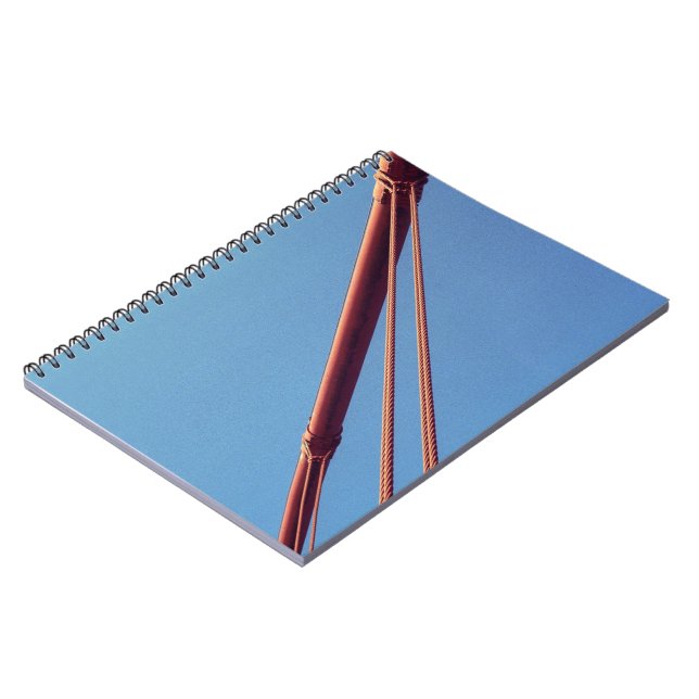 Golden Gate Bridge Suspension Cable Notebook (Left Side)