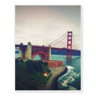 Golden Gate Bridge Temporary Tattoos