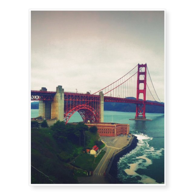Golden Gate Bridge Temporary Tattoos (Front)