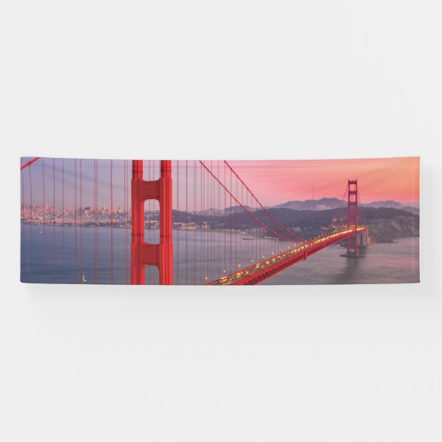 Golden gate bridge throw pillow banner (Horizontal)