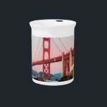 Golden gate bridge throw pillow beverage pitcher<br><div class="desc">Golden gate bridge</div>