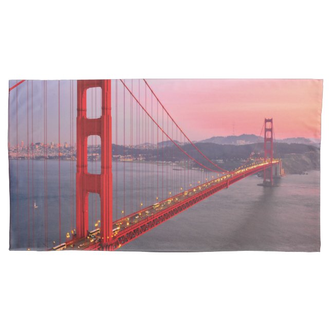 Golden gate bridge throw pillow case (Front)