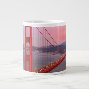 Golden gate bridge throw pillow giant coffee mug