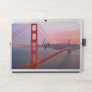 Golden gate bridge throw pillow HP laptop skin