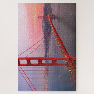 Golden gate bridge throw pillow jigsaw puzzle