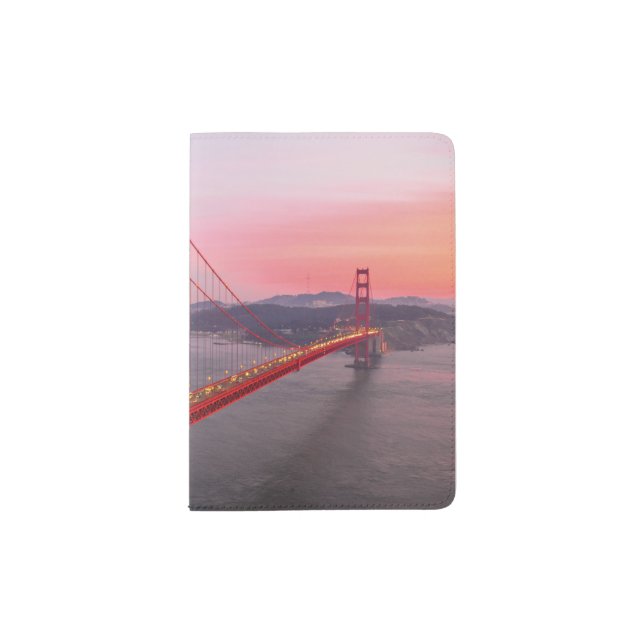 Golden gate bridge throw pillow passport holder (Front)