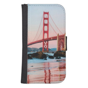 Golden gate bridge throw pillow galaxy s4 wallet case