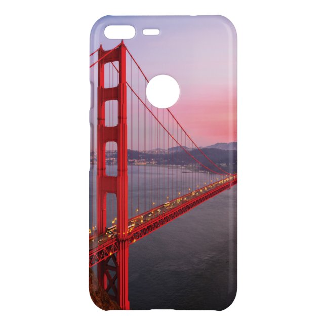 Golden gate bridge throw pillow uncommon google pixel XL case (Back)