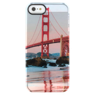 Golden gate bridge throw pillow clear iPhone SE/5/5s case