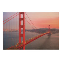 Golden gate bridge throw pillow