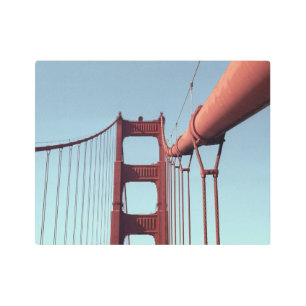 Golden Gate Bridge, Unique San Francisco Photo Metal Print