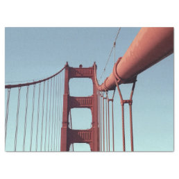 Golden Gate Bridge, Unique San Francisco Photo Tissue Paper