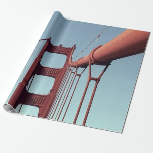 Golden Gate Bridge Unique San Francisco Photo Wrapping Paper