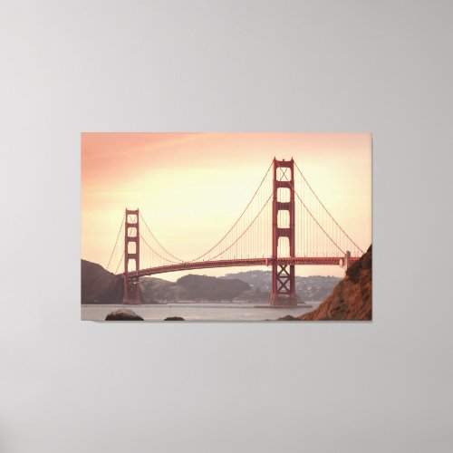 golden gate bridge wrapped canvas